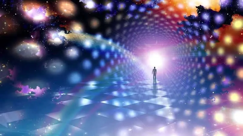 Illustration of the human energy field and toroidal field lines, representing remote multidimensional clearing work